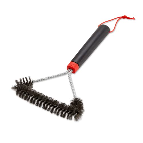 Weber Three-Sided Grill Brush Dreiseitige Grillb rste, 30 cm, Schwarz/Silber, 6277 - 2 Weber Three-Sided Grill Brush Dreiseitige Grillb rste, 30 cm, Schwarz/Silber, 6277 - 2