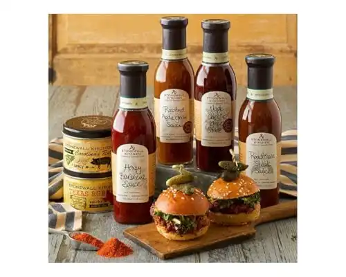 Stonewall Kitchen Honey Barbecue Sauce, 330 ml leicht scharfe, süße BBQ-Sauce, lecker zu Spare Ribs, Chicken Wings, Burgern und Pommes - 2