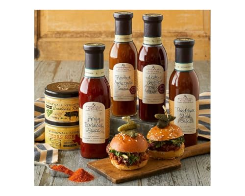 Stonewall Kitchen Honey Barbecue Sauce, 330 ml leicht scharfe, süße BBQ-Sauce, lecker zu Spare Ribs, Chicken Wings, Burgern und Pommes - 2 Stonewall Kitchen Honey Barbecue Sauce, 330 ml leicht scharfe, süße BBQ-Sauce, lecker zu Spare Ribs, Chicken Wings, Burgern und Pommes - 2