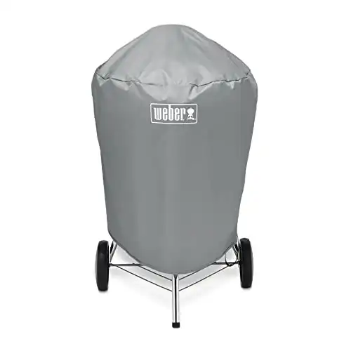 Weber 7176 Grill-Abdeckhaube für Holzkohlegrills mit einem Durchmesser von 57 cm, Grau, 15.9 x 22.7 x 3.8 cm - 3