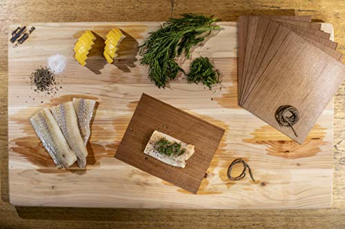 Axtschlag Grillpapier Kirsche, zum schonenden Garen, hält das Gargut saftig, für Grill & Backofen, auch zum Servieren, 8 Wood Papers + Schnur, 190x170x1 mm - 2 Axtschlag Grillpapier Kirsche, zum schonenden Garen, hält das Gargut saftig, für Grill & Backofen, auch zum Servieren, 8 Wood Papers + Schnur, 190x170x1 mm - 2