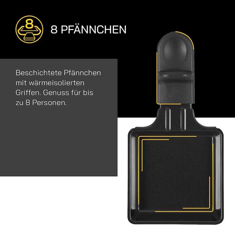 Gutfels 4020 Raclette Grill für 8 Personen mit Pfannenantihaftbeschichtung Gutfels 4020 Raclette Grill für 8 Personen mit Pfannenantihaftbeschichtung