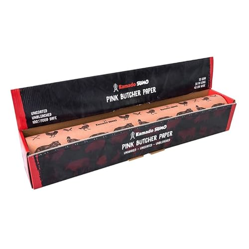 Kamado SUMO Pink Butcher Paper Rolle - 30m x 45cm – BBQ Kraftpapier Metzgerpapier - 4 Kamado SUMO Pink Butcher Paper Rolle - 30m x 45cm – BBQ Kraftpapier Metzgerpapier - 4