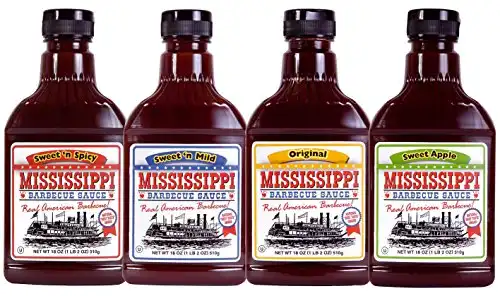 Mississippi - Barbecue-Saucen - 4 x 510g Probierpaket - 0