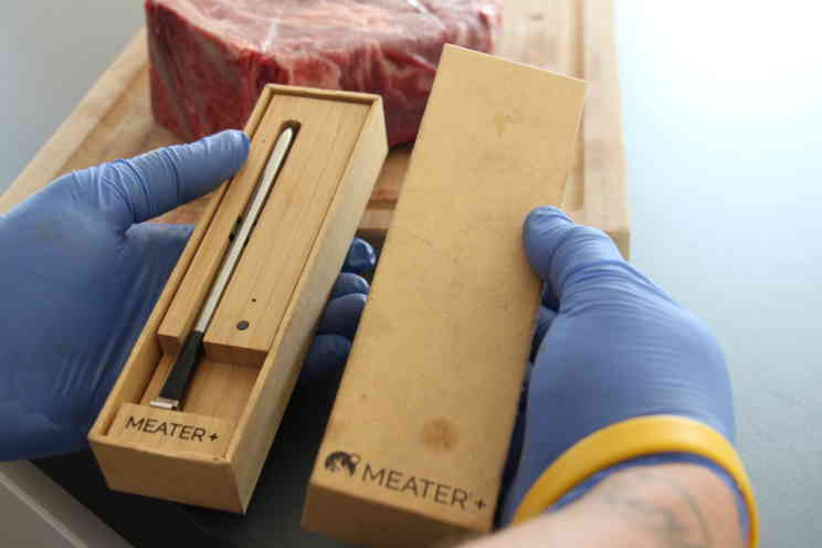 Mit dem Meater Smart Thermometer den Gargrad des Steaks überwachen