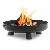 BBQ-Toro Feuerschale Ø 60 cm | Schwarz | Outdoor Feuerstelle mit DREI Standbeinen und Zwei Griffen | Feuerschalen für den Garten, Brennschale, Garden Fire Pit, Fire Bowl, Feuerwanne - 4