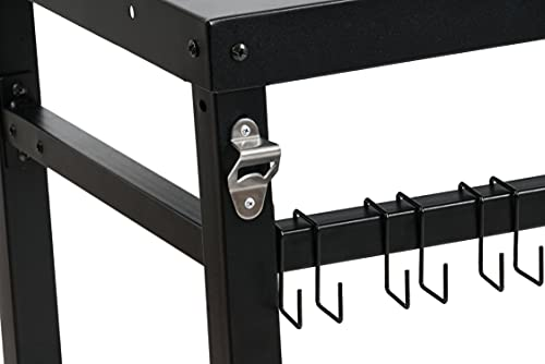 BBQ-Toro Grillwagen 85 x 50 x 81 cm | Metall Grilltisch mit großer Arbeitsfläche | Grill Beistelltisch Grilltisch Outdoor Servierwagen Garten Trolley (Schwarz) - 2 BBQ-Toro Grillwagen 85 x 50 x 81 cm | Metall Grilltisch mit großer Arbeitsfläche | Grill Beistelltisch Grilltisch Outdoor Servierwagen Garten Trolley (Schwarz) - 2