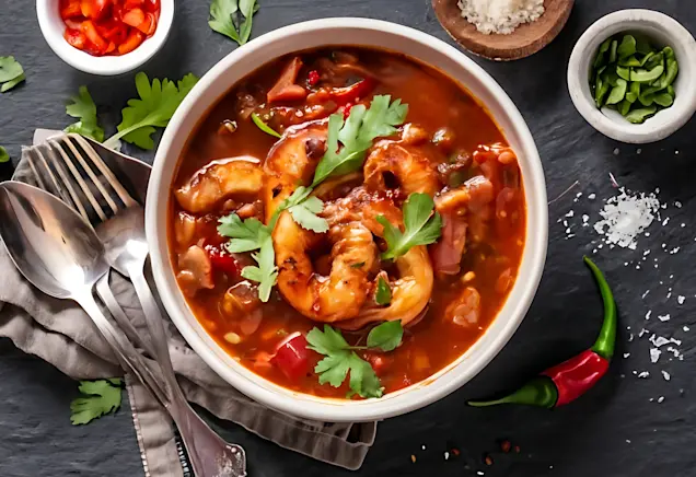 Entdecke, was Gumbo ausmacht und wie es die Cajun-Tradition widerspiegelt. Tauche ein in die Welt der Aromen. Jetzt lesen! Entdecke, was Gumbo ausmacht und wie es die Cajun-Tradition widerspiegelt. Tauche ein in die Welt der Aromen. Jetzt lesen!