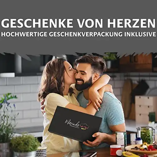 Marindo Chef BBQ Grill Salzstein XL (2er Set) 20x20x4cm zusammen | Salzstein zum Grillen | extra dick je Salzstein: 20x10x4cm | 2er Set | inkl. Bedienungsanleitung | reinstes Kristallsalz | Salzplatte - 5