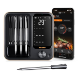 Inkbird INT-14-BW Fleischthermometer kabellos, Smart Grillthermometer WIFI 2.4G und Bluetooth 5.4 Signal 91m, Backofenthermometer Thermometer für Ofen, Grill, Smoker, Rotisserie Airfryer Ofen - 7