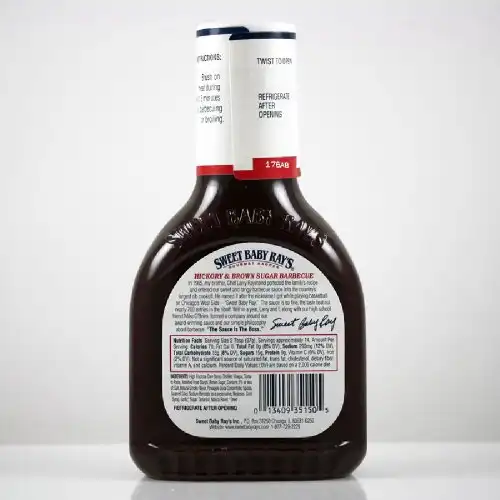 Sweet Baby Ray's BBQ Sauce - Hickory Brown Sugar, 1er Pack (1 x 510 g Flasche) - 1