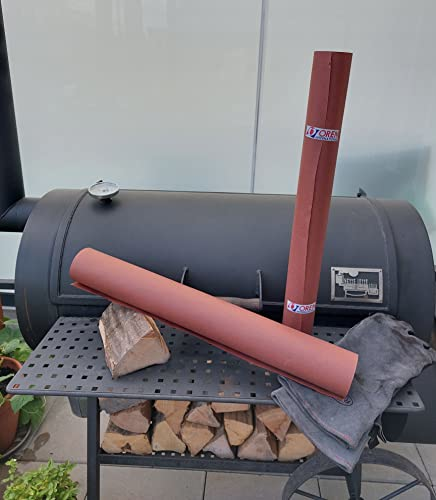 Bergfeld BBQ - Oren Pink Butcher Paper - ORIGINAL US-IMPORT - 15 Meter x 61 cm - Metzger Papier – für BBQ Smoker Grill - 1