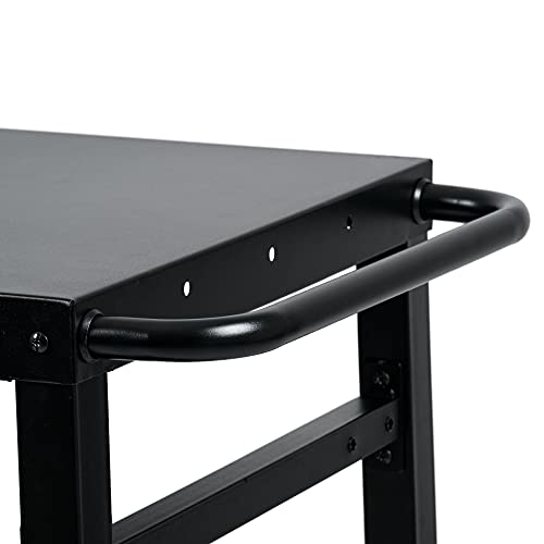 BBQ-Toro Grillwagen 85 x 50 x 81 cm | Metall Grilltisch mit großer Arbeitsfläche | Grill Beistelltisch Grilltisch Outdoor Servierwagen Garten Trolley (Schwarz) - 3 BBQ-Toro Grillwagen 85 x 50 x 81 cm | Metall Grilltisch mit großer Arbeitsfläche | Grill Beistelltisch Grilltisch Outdoor Servierwagen Garten Trolley (Schwarz) - 3