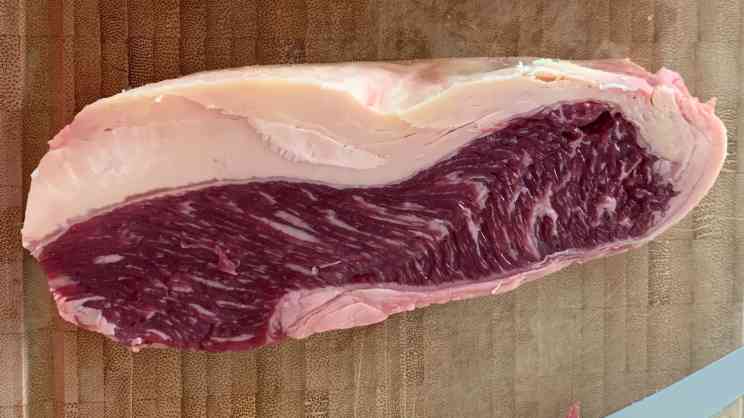 Tafelspitz in Steaks geschnitten