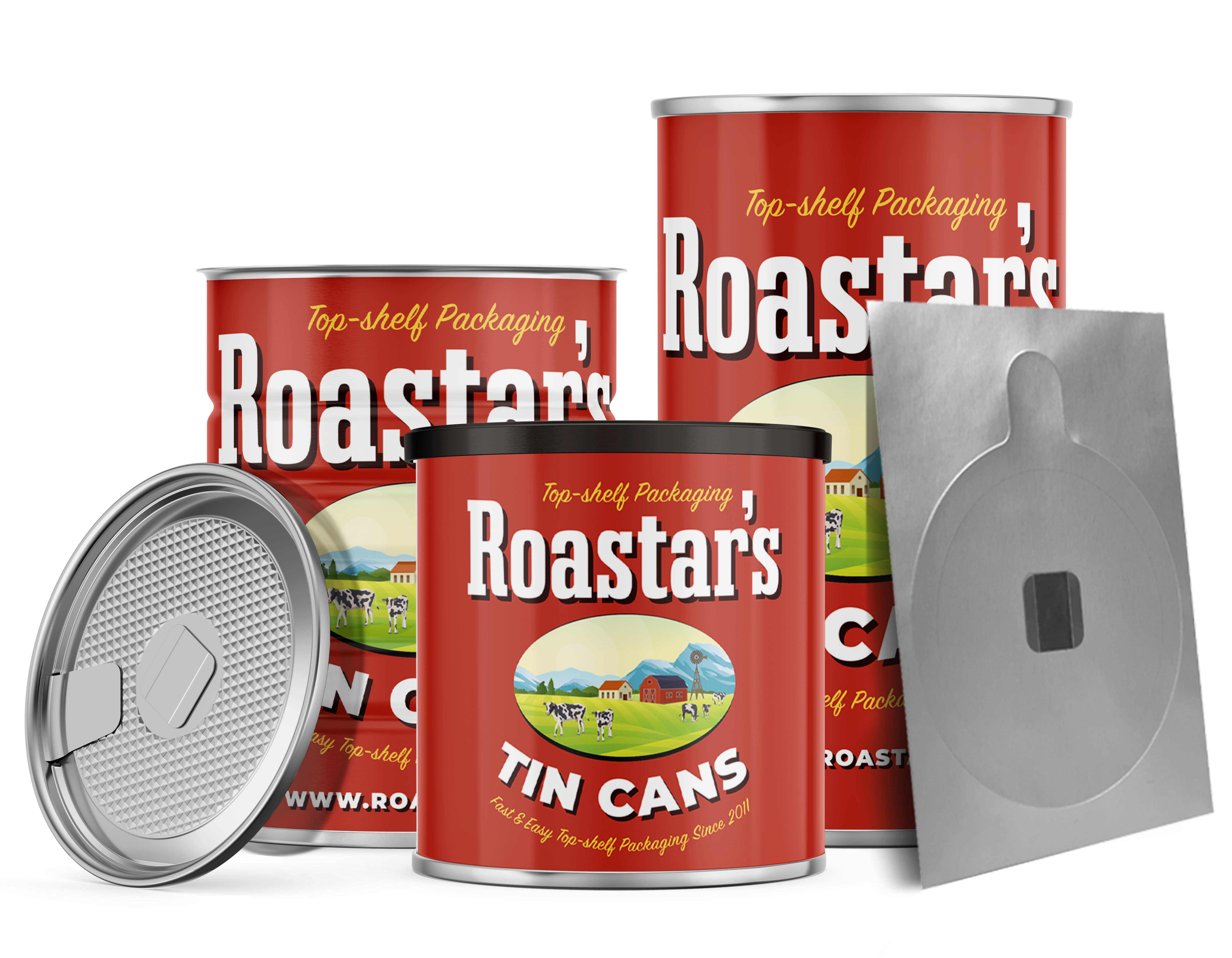 red roastar cans