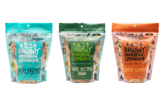 Brushy Mountain Granola Stand Up Pouches