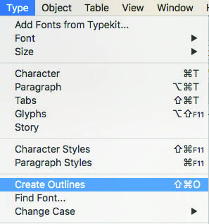 choose type tool