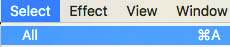 select all