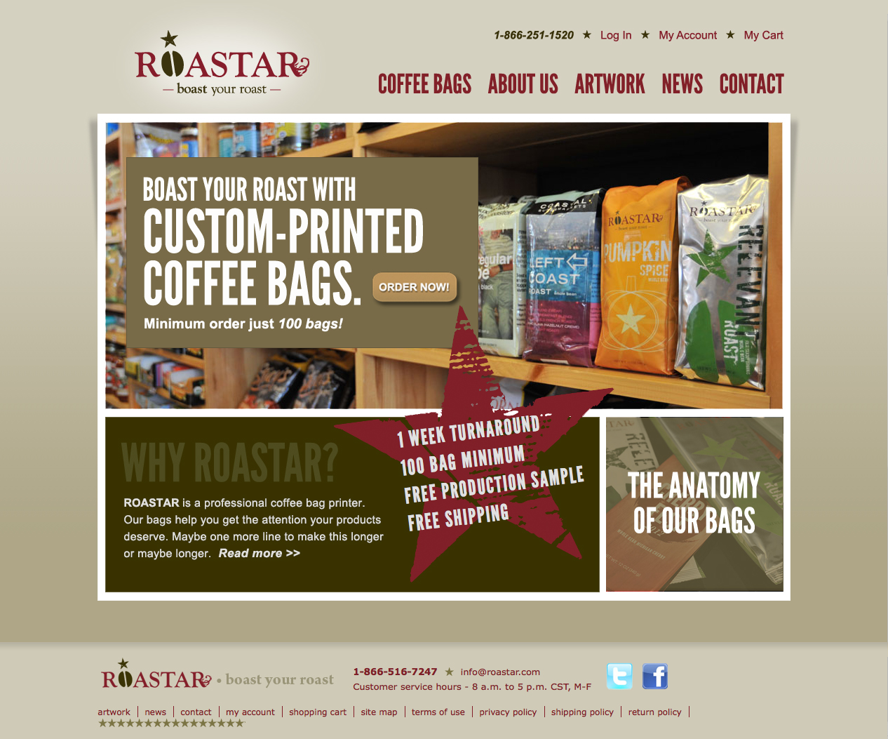Old Roastar Website