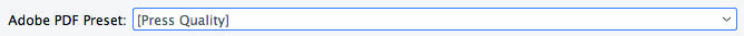adobe pdf preset press quality