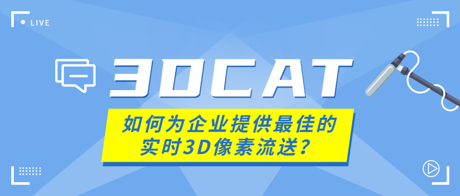 【像素流送】-3DCAT如何为企业提供最佳的实时3D像素流送？（上）