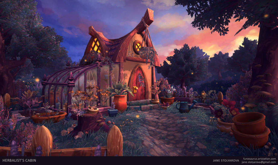 Unity中实时渲染《魔兽世界》风格的草药师的小屋（上）