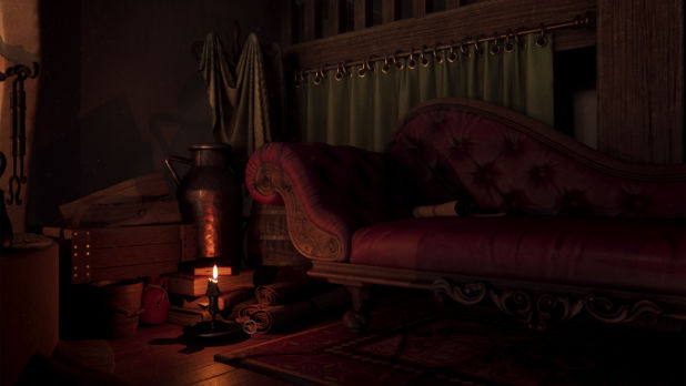 在UE4中重现《哈尔的移动城堡》场景效果图 - 卧室效果