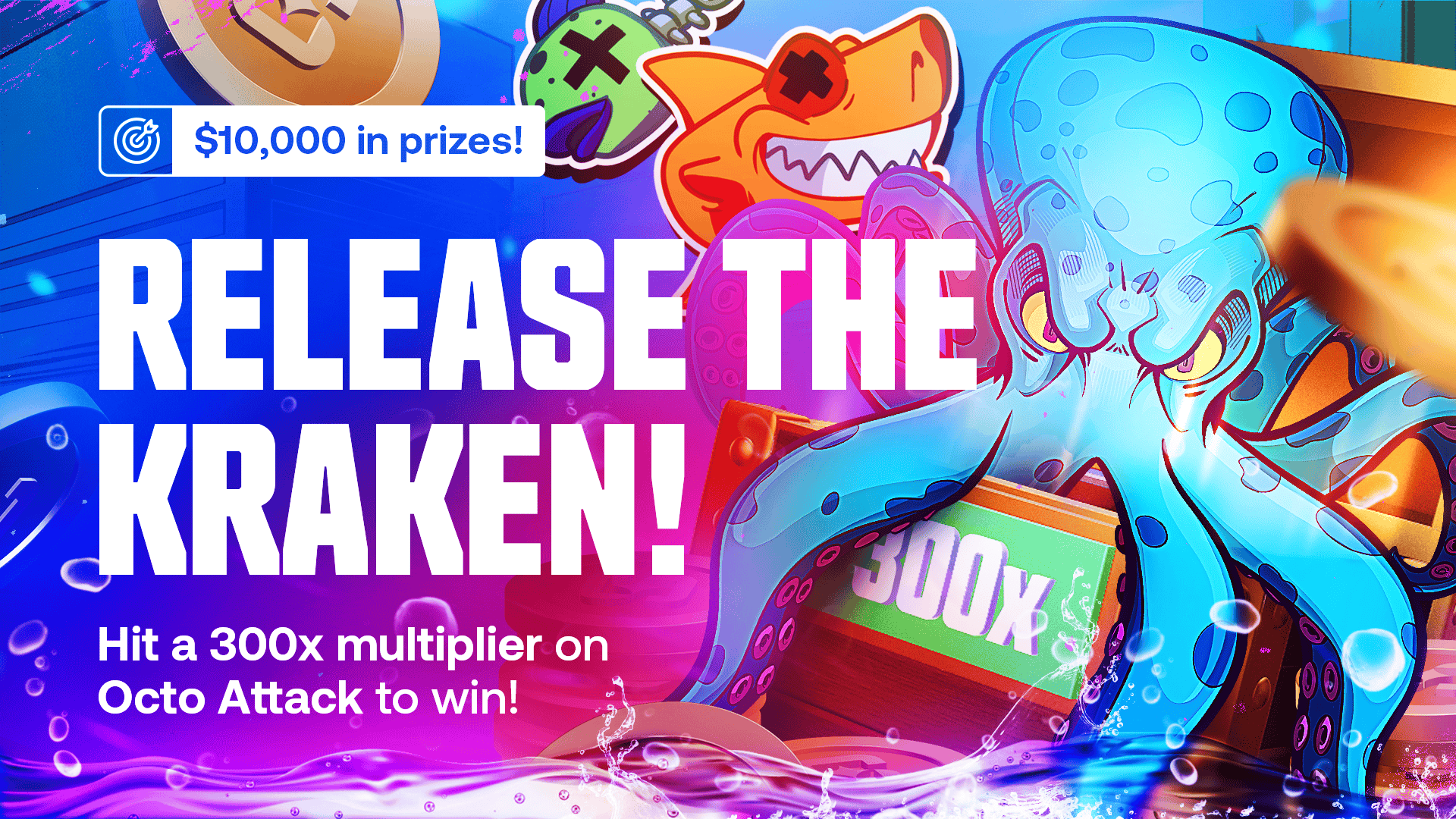 $10,000 - Release the Kraken! | Promotion | Shuffle - VIP Crypto Casino