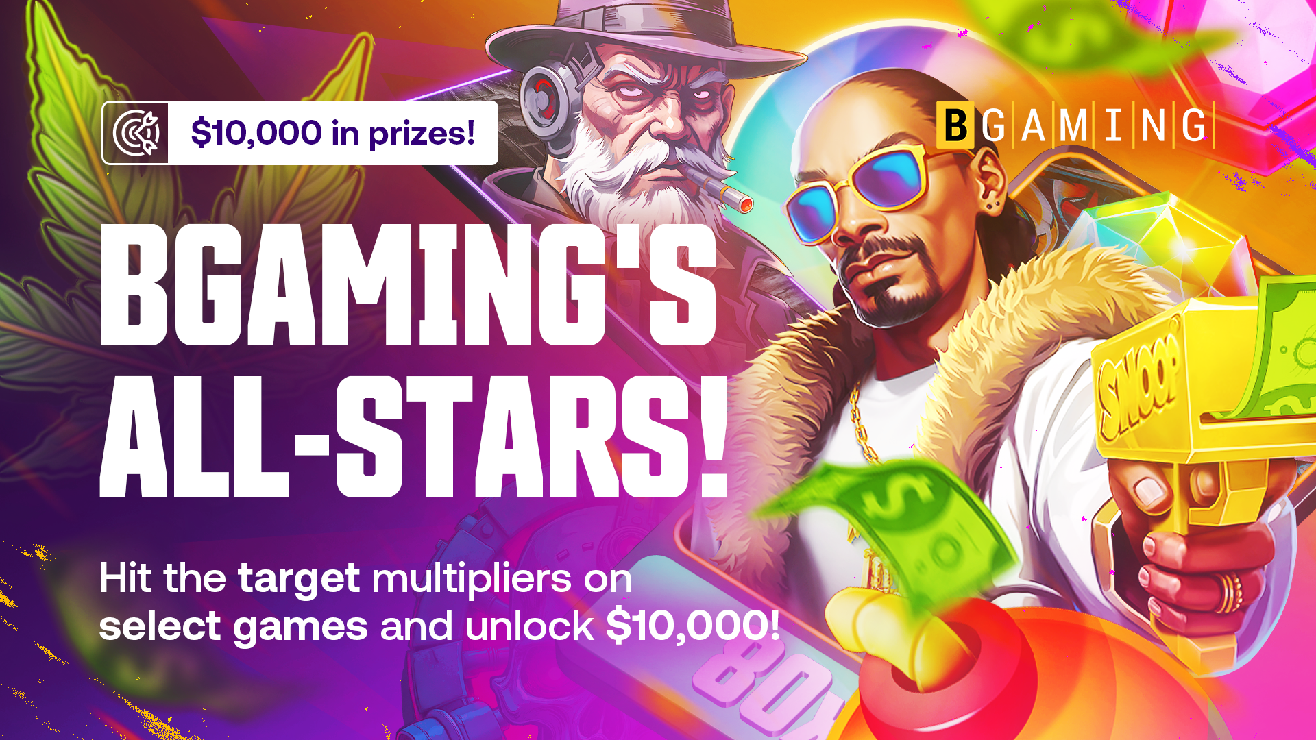 $10,000 - BGaming's All-Stars! | Promotion | Shuffle - VIP Crypto Casino