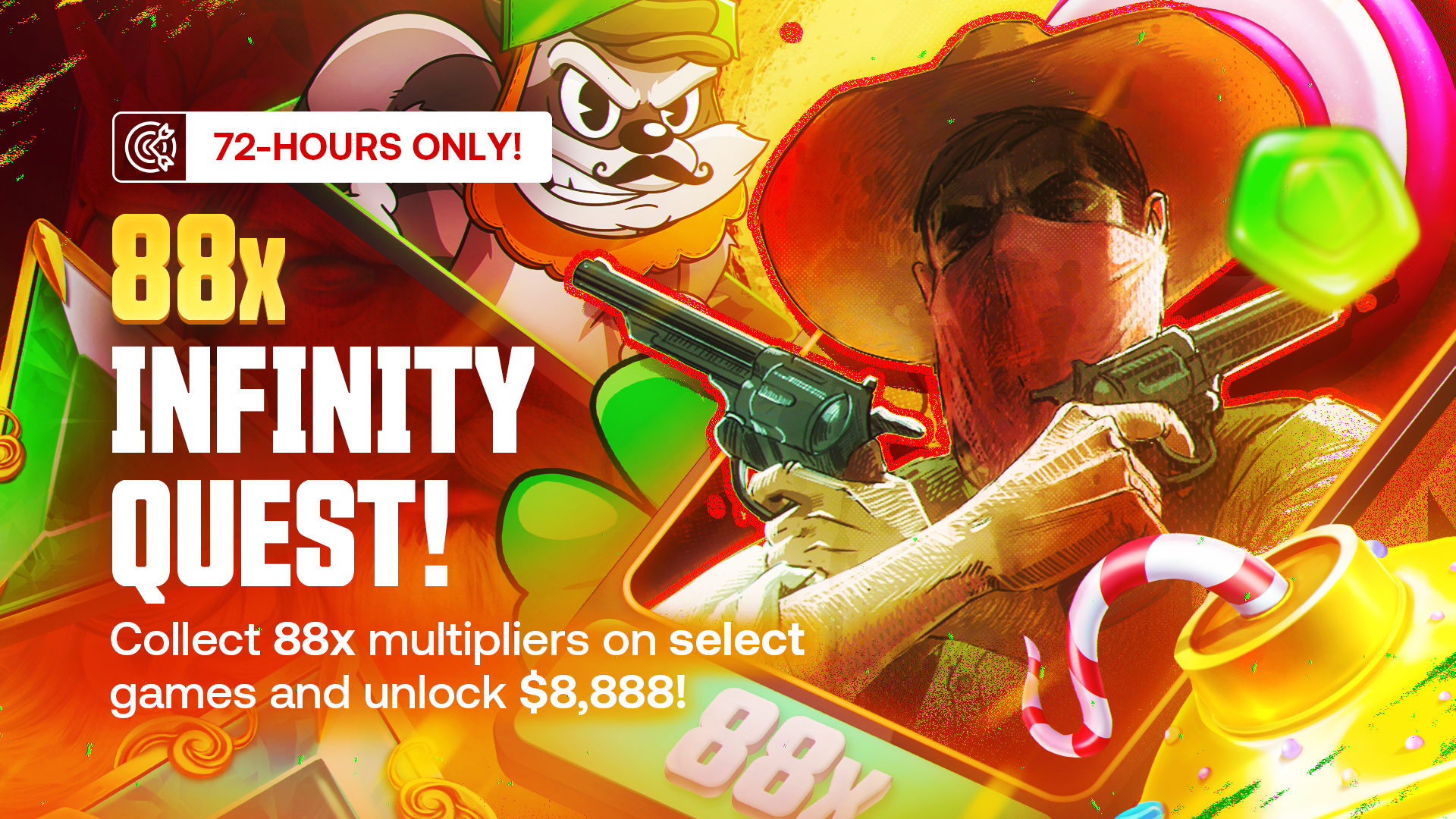 $8,888 - Infinity Quest! | Promotion | Shuffle - VIP Crypto Casino