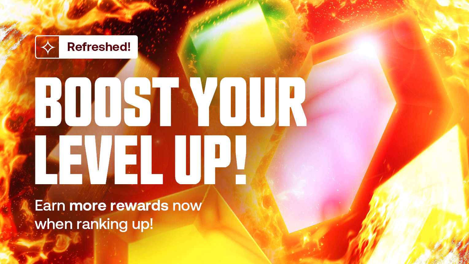 Shuffle level-up rewards boost
