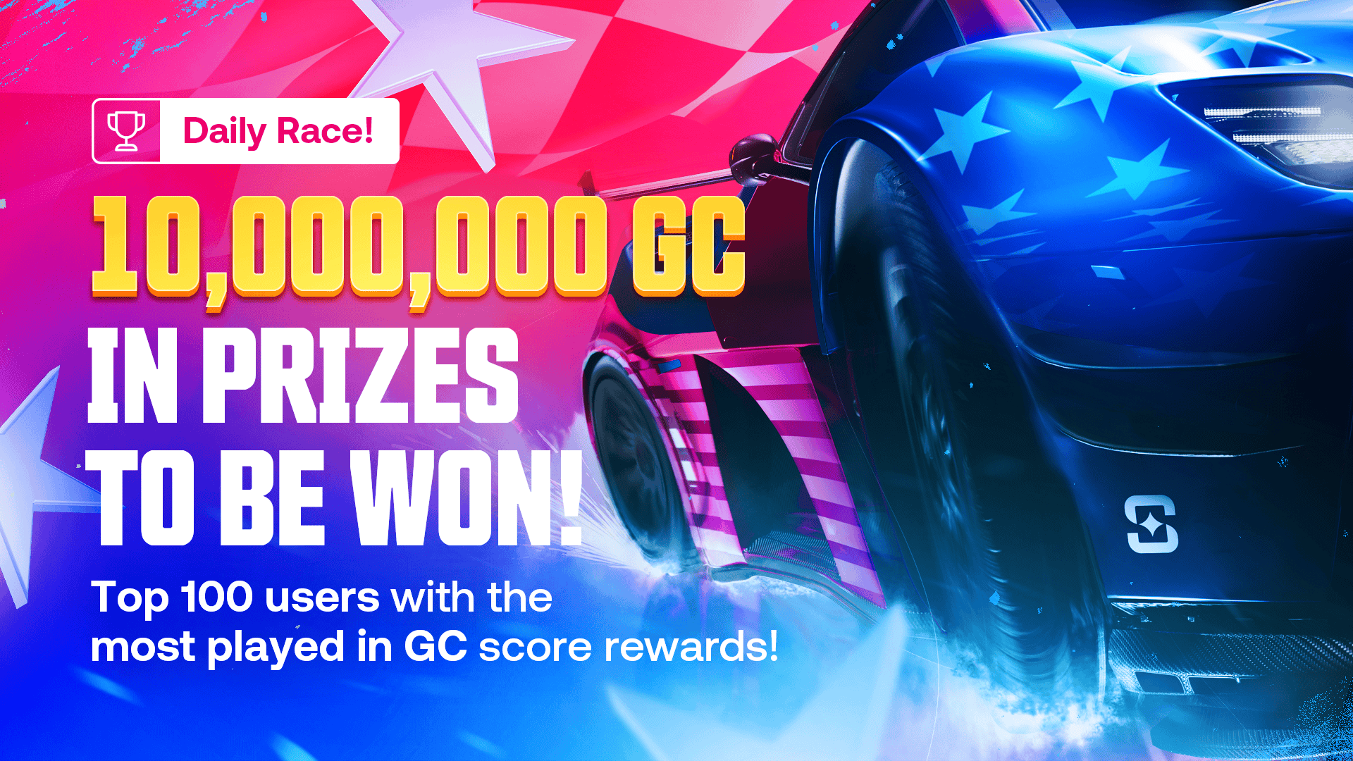 10,000,000 GC Daily Race! | Promotion | Shuffle.us | The #1 Free to ...