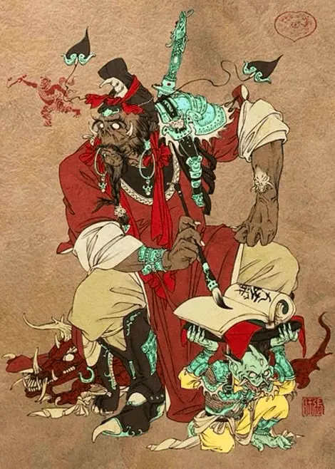 A demon in Chinese tradition, mogwai folklore