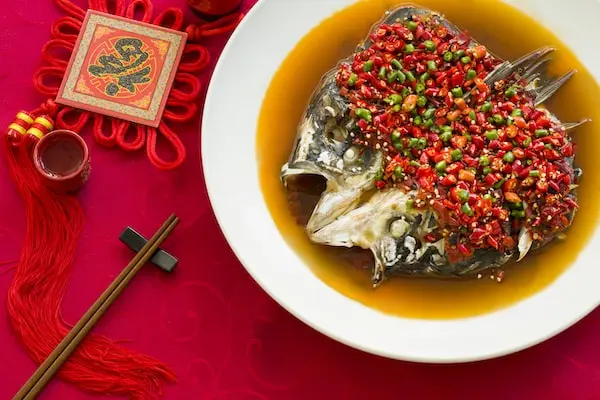 Chinese new year fish