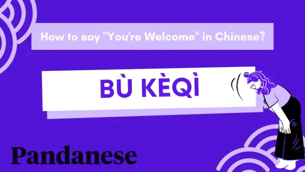 you-re welcome in Chinese