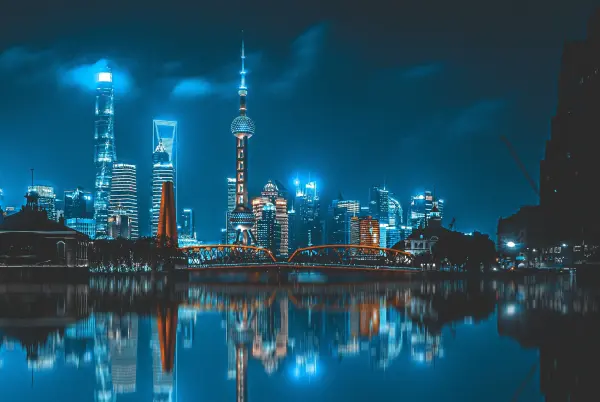 Shanghai at night