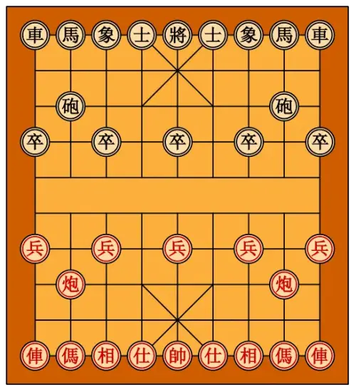 Xiangqi or Chinese Chess Board