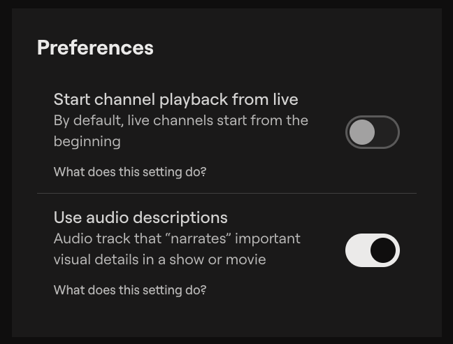 audio description screenshot 1 hc