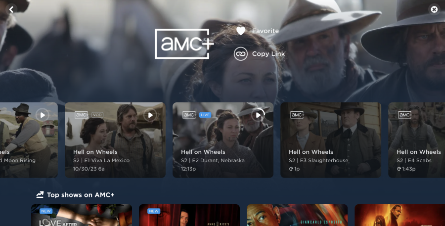 web screenshot amc+