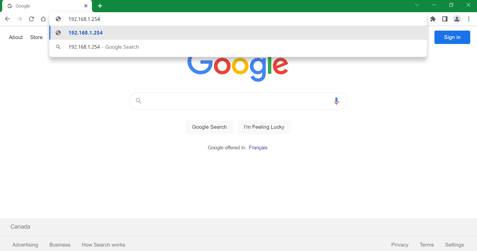 The Boost unit's IP address is shown in a browser window