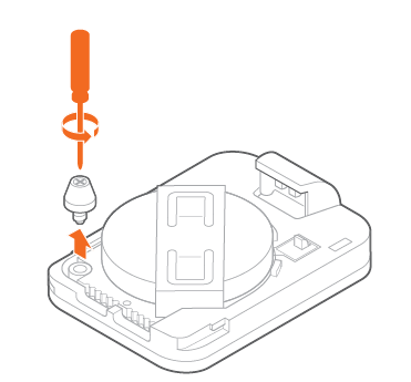 Learn how to remove the screw on the ADC-S40-T.