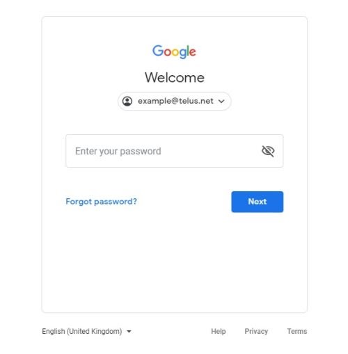 Enter password
