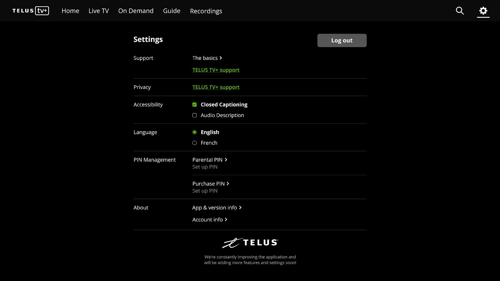 TELUS TV on your browser TELUS Support