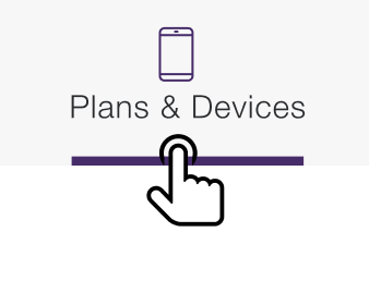 Select the Plans & Devices tab in the navigation to access your Mobility account to get started.