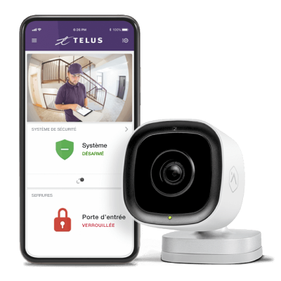 Smartphone and security camera