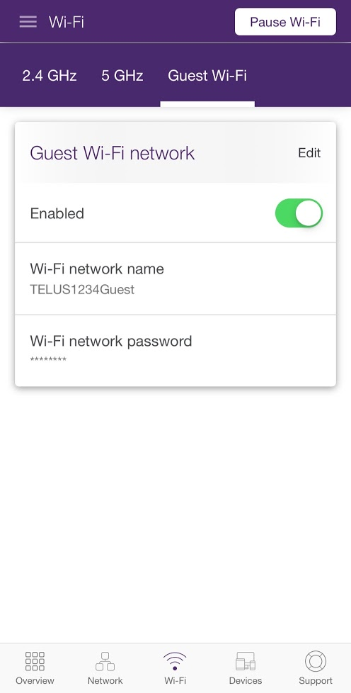 Tap Enable button