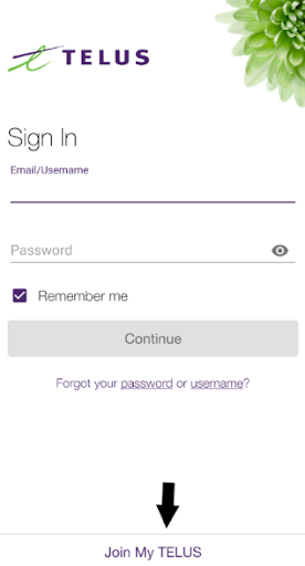Join My TELUS App