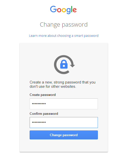 change password
