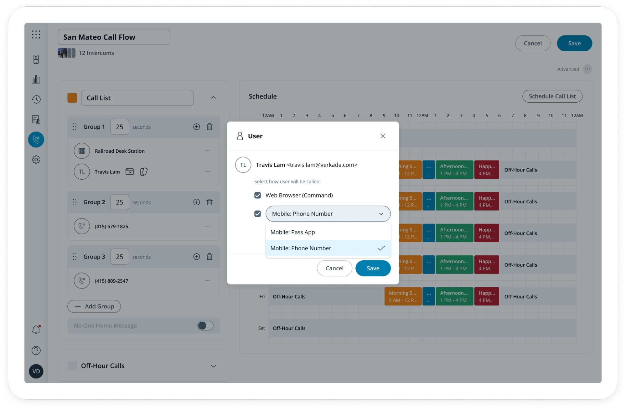 Intercom: Control Over Call Flows