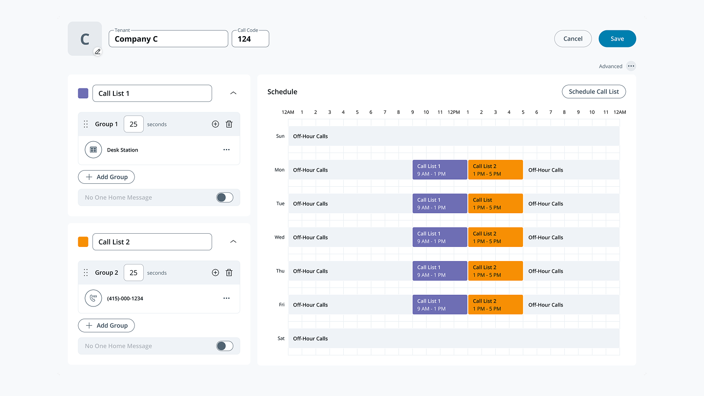 Intercom Keypad Directory Call Flow